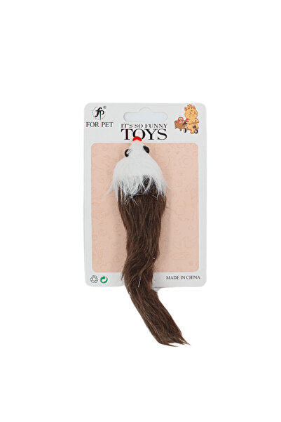 Forpet ألعاب فأر قطيفة تصدر صوتاً عند الضغط عليها، مناسبة للقطط (ألوان متنوعة)