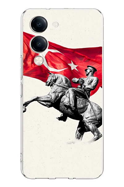 TechTree Vivo Y04 Compatible Honor Monument Detailed Ataturk Printed Silicone...