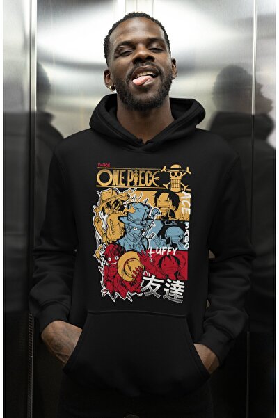 SEVBANO هودي مونكي دي لوفي آيس سابو مطبوع للجنسين قصة فضفاضة شخصيات أنمي ون بيس