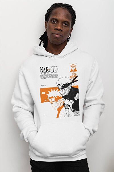 SEVBANO ستييمو هوكاجي ناروتو مطبوع هوديي أنيمي للجنسين قصة فضفاضة