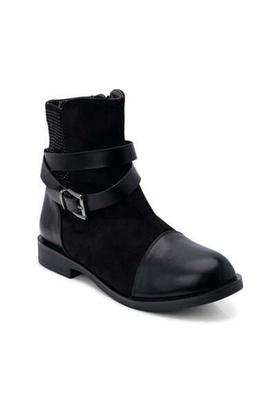 Sofia Store Ghete dama casual cu tinte si curele din piele ecologica Nico