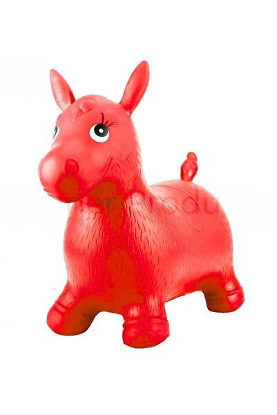 Zera Şişme Eşek Zıp Zıp Oyuncak 50x55 cm Sevimli Hayvan Figürlü Çocuk Bebek