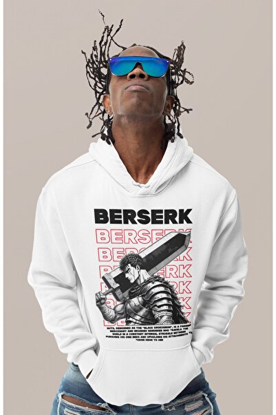 SEVBANO هودي بتصميم خاص من Berserk Guts مطبوع للجنسين قصة فضفاضة بشخصية أنمي