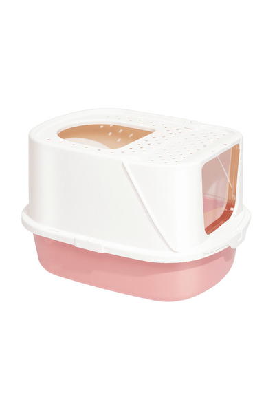 PAKEWAY صندوق فضلات القطط من آرك - وردي - 57.0 × 43.6 × 38.2 سم