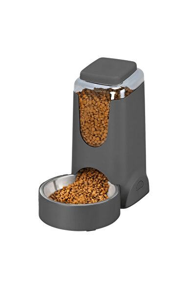 PADO موزع طعام عصري - رمادي داكن 4000 مل