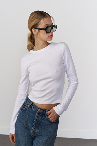 Beyyoglu %100 Cotton Uzun Kol Tshırt