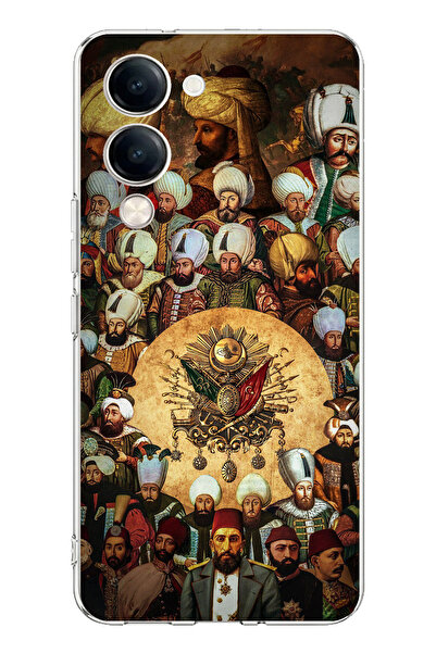TechTree Vivo Y04 Compatible Ottoman Sultans Printed Silicone Case