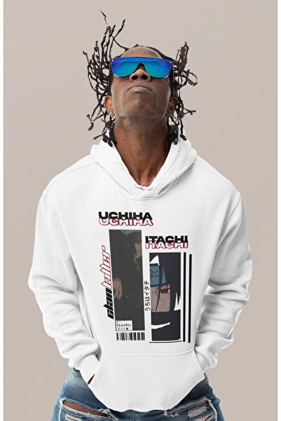 SEVBANO هودي شخصية أنمي ناروتو أوتشيها إيتاشي مطبوع للجنسين قصة فضفاضة