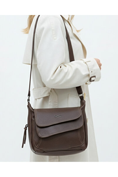 Çanta Trend حقيبة بولو أوف كولورز ذات مظهر عتيق من الجلد الناعم