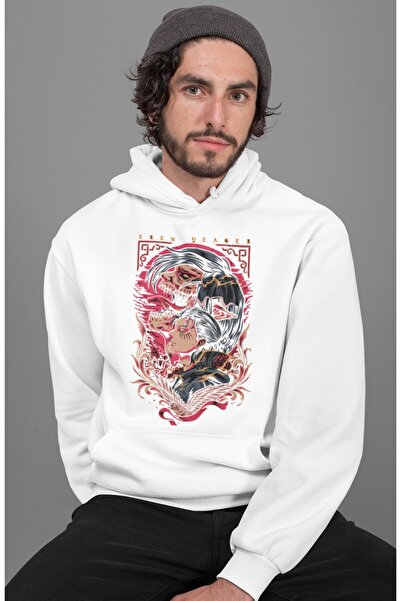 SEVBANO Ειδική σχεδίαση Eren Yeager με στάμπα Unisex Oversize Attack On Titan...