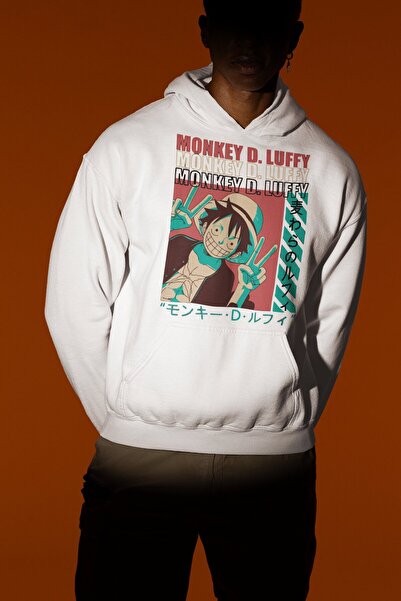 SEVBANO هودي رورونوا زورو ون بيس مطبوع للجنسين قصة فضفاضة بشخصية أنمي