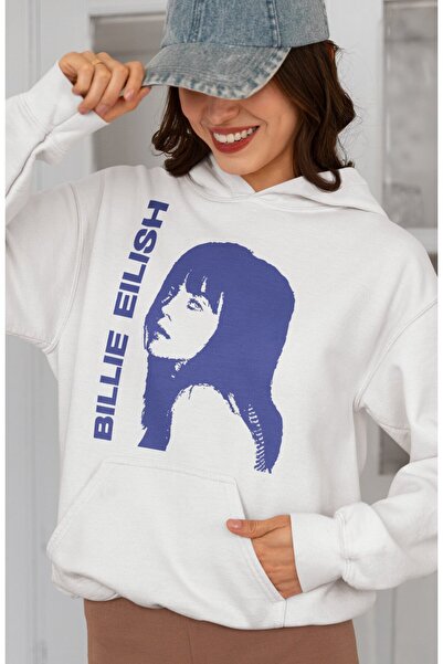 SEVBANO Billie Eilish Printed Unisex Oversize Singer Hoodie