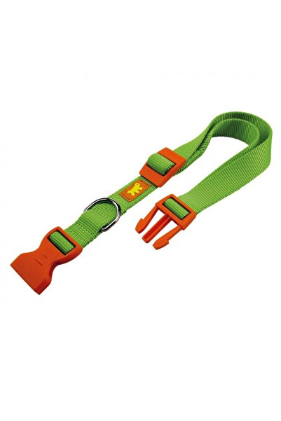 Ferplast طوق كلاب من النايلون بألوان نادي سي مع مشبك كبس [اللون - أخضر، الأبع...