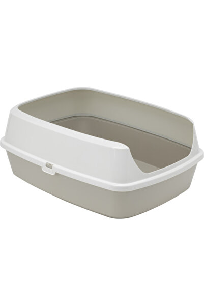 Moderna حقيبة ماريلو بحافة، مقاس كبير جدًا، 57.5 × 44 × 24.5 سم - رمادي دافئ