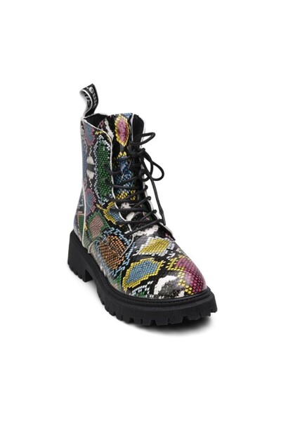 Sofia Store Women's boots made of eco-leather with fur Filona