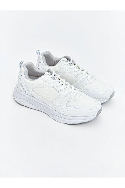 LC Waikiki Koor White Lace-Up Men's Sports Shoes