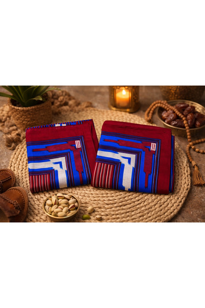 seymenbıçakçılık Set of 2 Keşan Patterned Scarves |   Stylish and Suitable fo...