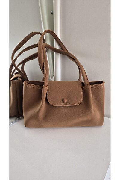 espoi collection Süet Kulplu Çanta