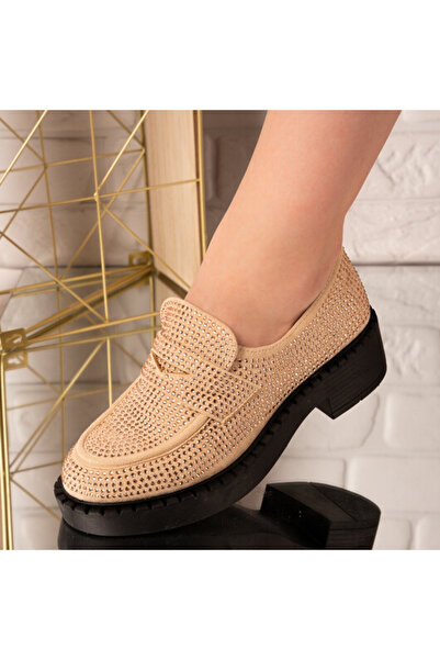 Sofia Store Pantofi dama casual din piele ecologica intoarsa cu pietre Ariana