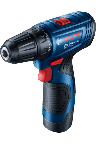 Bosch GSB 120 Li Akülü Vidalama Darbeli Tek Akü Şarjlı Matkap Mavi 12 Volt (23 Parça Uç Seti Çanta Hediye)