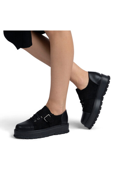 Sofia Store Pantofi dama casual din piele ecologica intoarsa Juana