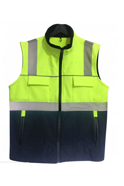 Global YEŞİL-LACİVERT XL FOSFORLU KIŞLIK YELEK