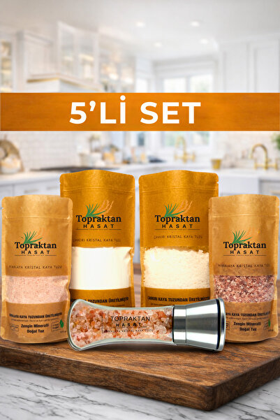 topraktan hasat odağında lezzet gizli 5'li Set- Çankırı Ve Himalaya Kristal K...