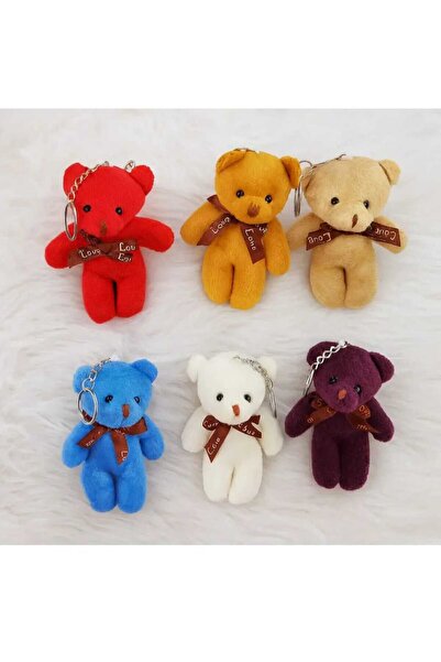 Esram Butik Figürlü Peluş Ayıcık Anahtarlık ve Hediyelik Süs- Çanta Aksesuarı