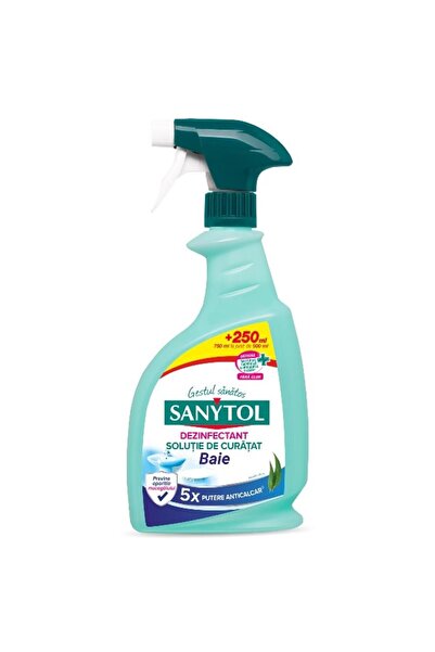 Sanytol Set of 3 x Pure Bathroom Cleaning Solution, 750 ml