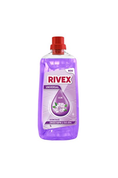 Rivex Set of 4 x Universal Detergent for Home Surfaces, Lilac, 1 l