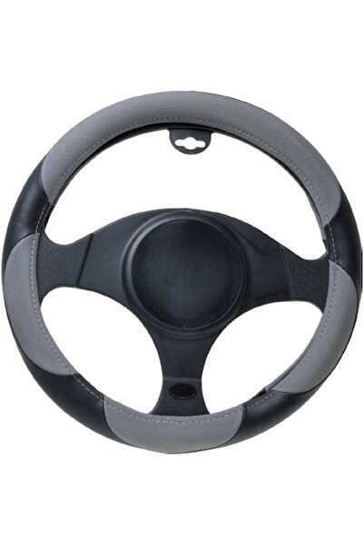 AUTOMAX Husă volan, gri-negru, 37-39 cm