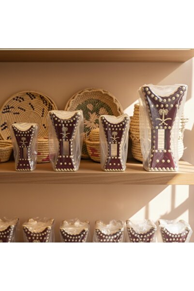 GENERAL Seven and Palm Gold Incense Burner Set, 4 Pieces