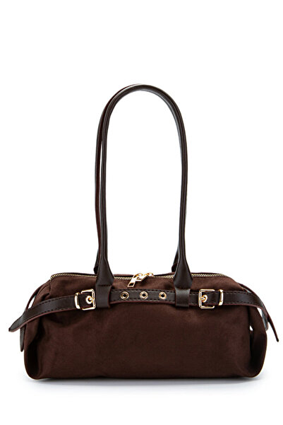 LOVELYSTORE Suede Belt Detailed Medium Size Women's Shoulder Bag Anfora (33X22)