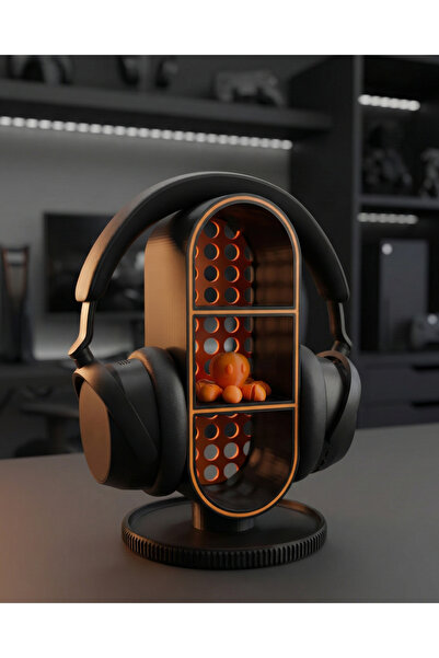 Elana Design Raflı Gamer Kulaklık Standı & Masa Üstü Organizer – (1 Adet Mini...