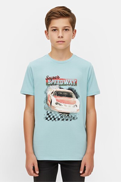 The Children's Place Kids Boy Crew Neck Short Sleeve Graphic Print T-Shirt, M...