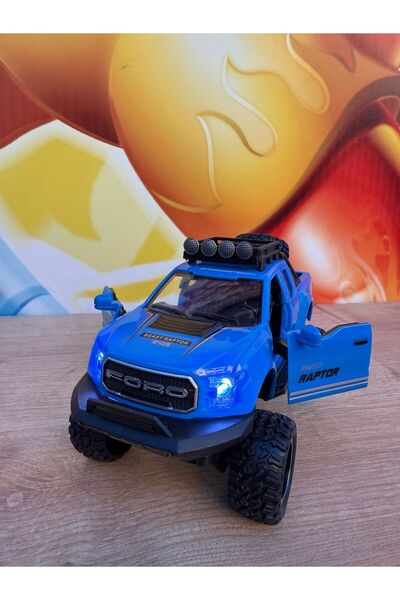 scntoys Friction Powered Light Music Off-Road Luxury Car Ford Ranger Model To...