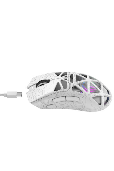 Havit Gamenote MS1043WB Kablosuz Gaming Mouse – 24K DPI, 2.4GHz + BT5.3 + Type-C, Hafif Tasarım, RGB