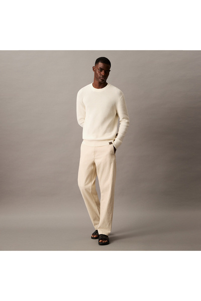 Calvin Klein Erkek Krem Pantolon