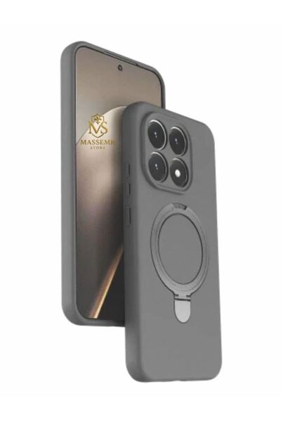 Massemr Xiaomi Mi 15t Pastel Textured Magsafe Stand Case Premium Magnetic Hol...