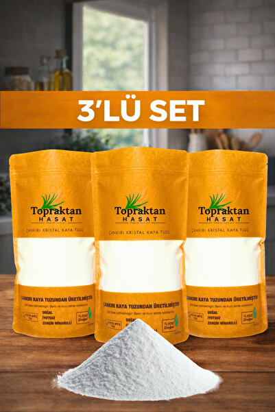 topraktan hasat odağında lezzet gizli Çankırı Kristal Öğütülmüş Kaya Tuzu 3 K...