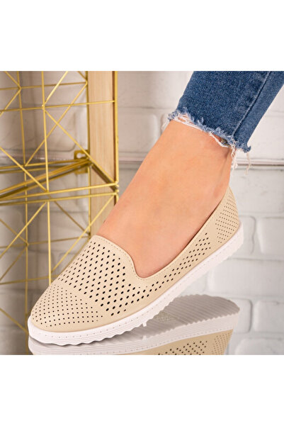 Sofia Store Sila perforated eco-leather ballet flats