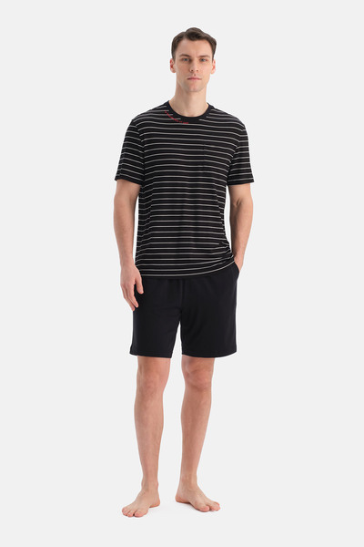 Dagi Striped T-Shirt Shorts Set