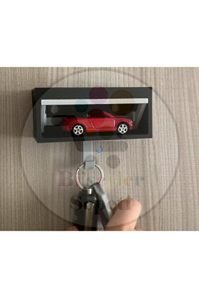 Bi'şeyler Sepeti حامل مفاتيح المرآب بمقياس 1:64 - السيارة غير مشمولة.