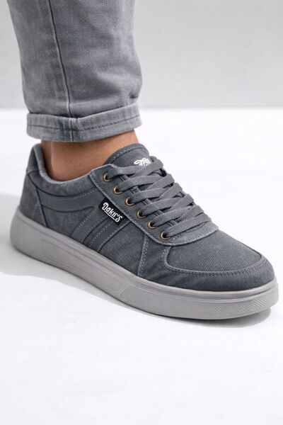 Dakırs Ortopedik Tabanlıklı Yazlık Erkek Keten Rahat Hafif Spor Ayakkabı