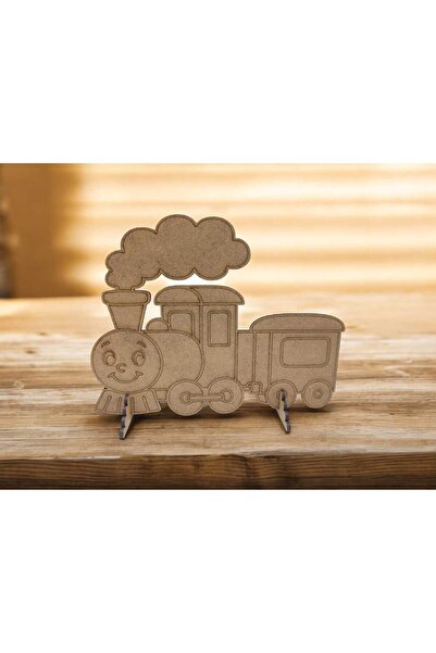 AYIŞIĞI DESİNG Tren ahşap boyama seti, Ahşap Boyama, Aktivite Okul Kurs Etkin...