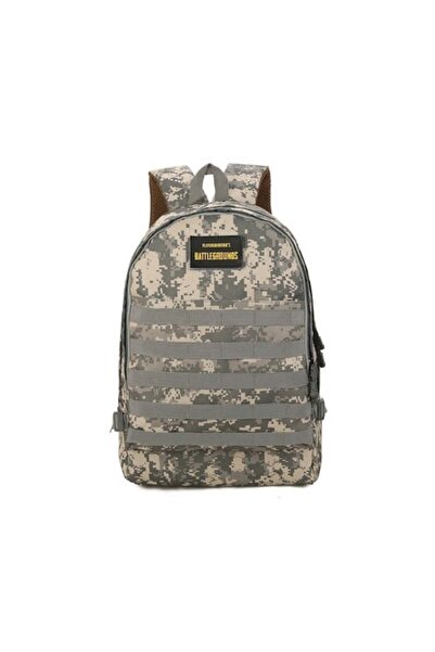 Null Store حقيبة ظهر PUBG للرجال بسعة كبيرة ونمط مموج