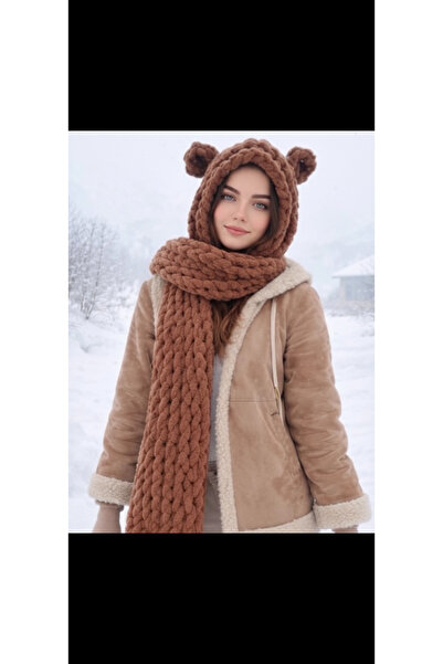 ipeklife Hooded Scarf Balaklava Scarf Beanie