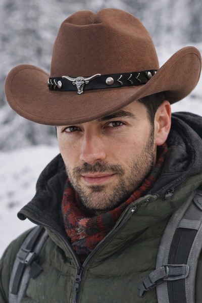 LAGRANZE Men's Legendary Western Cowboy Hat