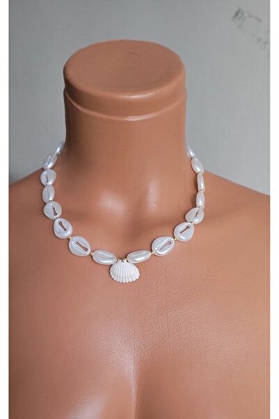 LO ADORO Seashell Pendant Star Oyster Necklace Holiday Necklace Natural Stone...