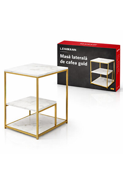 LEIHMANN Gold coffee side table